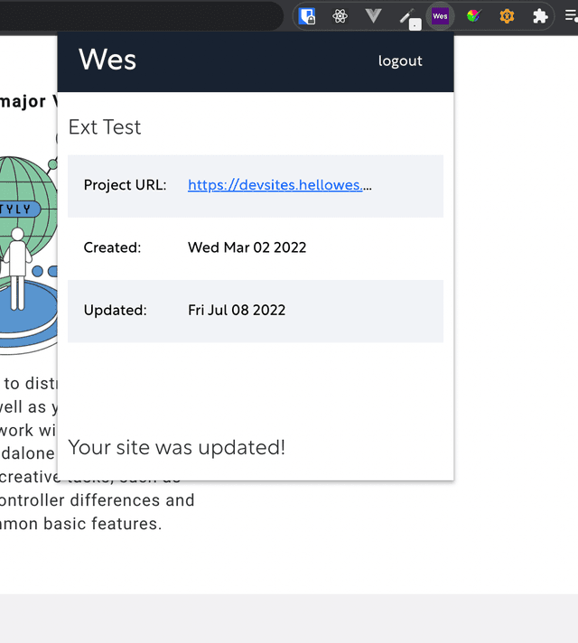 Wes Chrome Extension